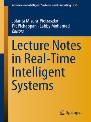 cover image of Lecture Notes in Real-Time Intelligent Systems